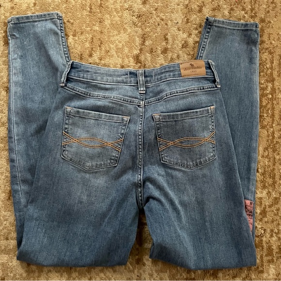 Abercrombie Kids Jeans High Rise Kids Slim 15/16 - Picture 6 of 6